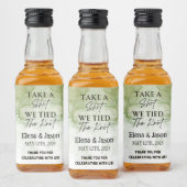 Mini Whiskey Fles Label - Liquor Label - Huwelijk Likeurfles Etiket (Flessen)