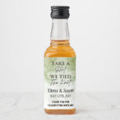 Mini Whiskey Fles Label - Liquor Label - Huwelijk Likeurfles Etiket (Voorkant)