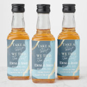 Mini Whiskey Fles Label - Liquor Label - Huwelijk Likeurfles Etiket (Flessen)