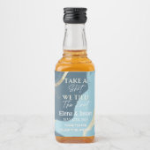 Mini Whiskey Fles Label - Liquor Label - Huwelijk Likeurfles Etiket (Voorkant)