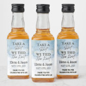 Mini Whiskey Flesje Label - Drank Label - Trouwen Likeurfles Etiket (Flessen)