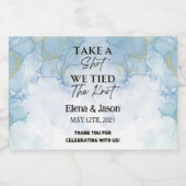 Mini Whiskey Flesje Label - Drank Label - Trouwen Likeurfles Etiket (Enkel label)