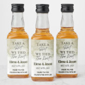 Mini Whiskey Flesje Label - Drank Label - Trouwen Likeurfles Etiket (Flessen)