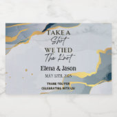 Mini Whisky Flesje Label - Likeur Label - Trouwfee Likeurfles Etiket (Enkel label)