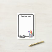 Mini-whiteboard Post-it® Notes (Op bureau)