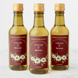 Mini Wijn Trouwfeest Etiket