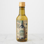 Mini wijnfles etiketten (7,6 x 5,1 cm) (Voorkant)