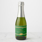 Mini Wine Bottle Labels voor 45th Class Reunion Sparkling Wijnetiket (Voorkant)