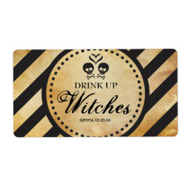 Mini Wine Label Gothic Bachelorette Favor