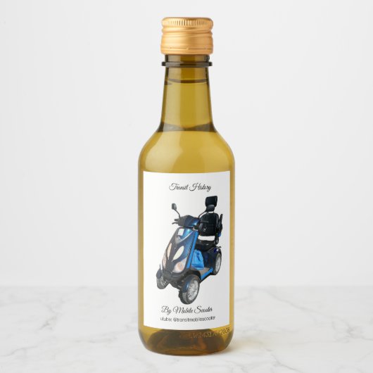 Mini-winefleslabels 10st wijn etiket (Voorkant)