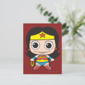 Mini Wonder Woman Briefkaart (Staand voorkant)