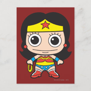Mini Wonder Woman Briefkaart