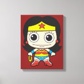 Mini Wonder Woman Canvas Afdruk (Voorkant)