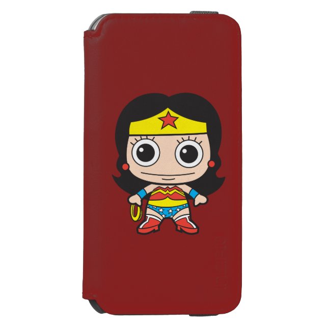 Mini Wonder Woman Incipio iPhone Portemonnee Hoesje (Voorkant Agenda)