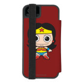 Mini Wonder Woman Incipio iPhone Portemonnee Hoesje (Agenda Achterkant)