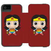 Mini Wonder Woman Incipio iPhone Portemonnee Hoesje (Agenda Open)