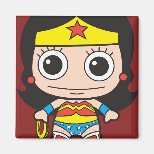 Mini Wonder Woman Magneet (Voorkant)