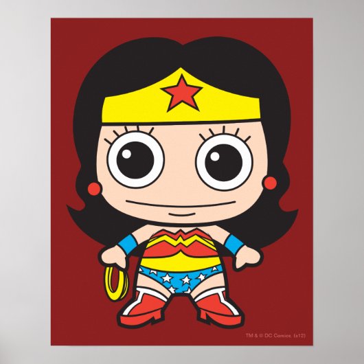 Mini Wonder Woman Poster (Voorkant)