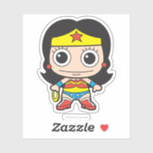 Mini Wonder Woman Sticker (Vel)