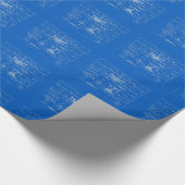 Mini Wright Bros. "Flyer" blauwdruk Patroon 1903 Cadeaupapier (Hoek)