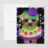 MINI YORKIE POO BRIEFKAART (Voorkant / Achterkant)