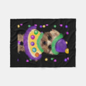 MINI YORKIE POO FLEECE DEKEN (Voorkant (Horizontaal))