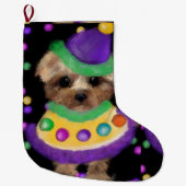 MINI YORKIE POO    GROTE KERSTSOK (Voorkant)