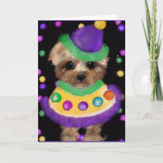 MINI YORKIE POO   KAART (Voorkant)