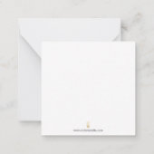 Mini Zee Schildpad Valentijnsdag Kaarten Notitiekaartje (Achterkant)