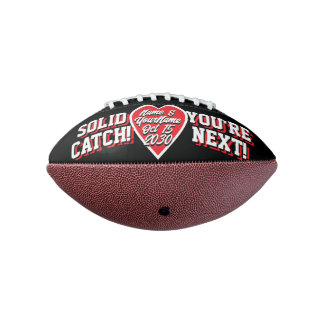 MINI - Zwart Rood Wit - Alternatieve Jarretelgorde American Football