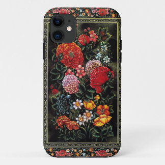 Miniatura floral de gran colorido del arte persa Case-Mate iPhone case