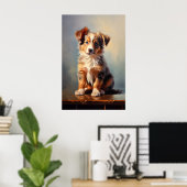 Miniature American Shepherd Poster (Thuiskantoor)