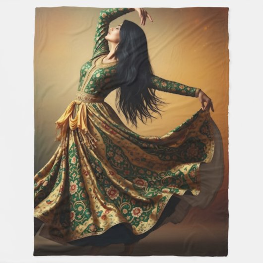 Miniature Art Fleece Deken (Voorkant)