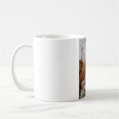 Miniature Brown horse & Easter Bunny Koffiemok (Links)