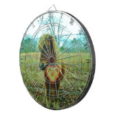 Miniature Brown horse Valentijn Heart Dartbord (Voorkant Rechts)