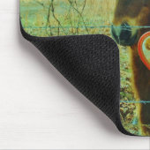 Miniature Brown horse Valentijn Heart Muismat (Hoek)