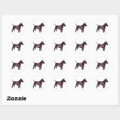 Miniature Bull Terrier BFF Sticker (Vel)
