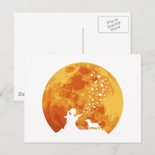 Miniature Bull Terrier Briefkaart (Voorkant / Achterkant)