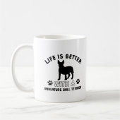 Miniature Bull Terrier design Koffiemok (Links)
