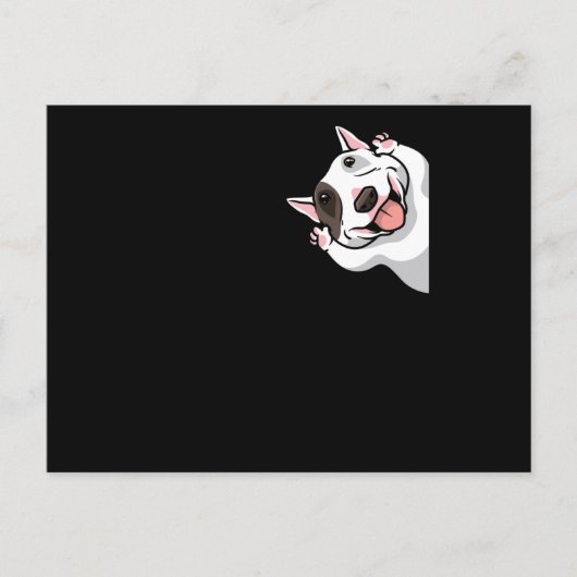 Miniature Bull Terrier Dog Funny Briefkaart (Voorkant)