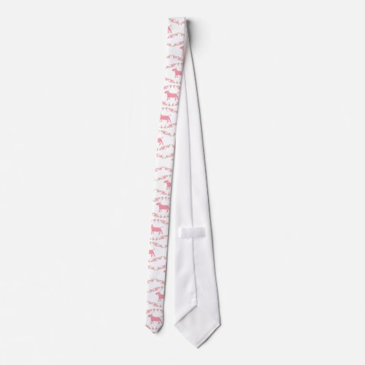 Miniature Bull Terrier Stropdas (Achterkant)