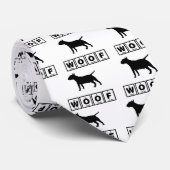 Miniature Bull Terrier Stropdas (Opgerold)