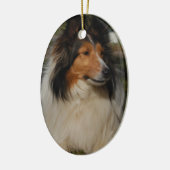Miniature Collie Ornaemnt Keramisch Ornament (Links)
