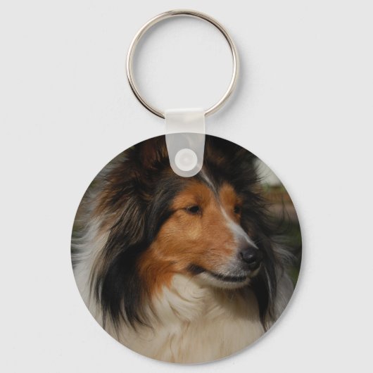 Miniature Collie Sleutelhanger (Voorkant)