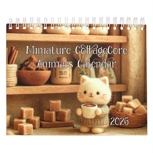 Miniature CottageCore Animal  Kalender (Hoes)