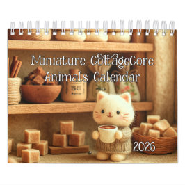 Miniature CottageCore Animal  Kalender