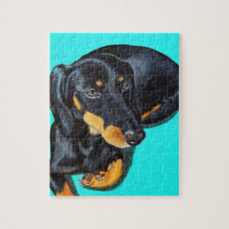 Miniature Dachshund Painting Legpuzzel