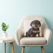 Miniature Dachshund Sitting Kussen (Stoel)
