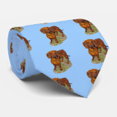 Miniature Dachshund Stropdas (Opgerold)