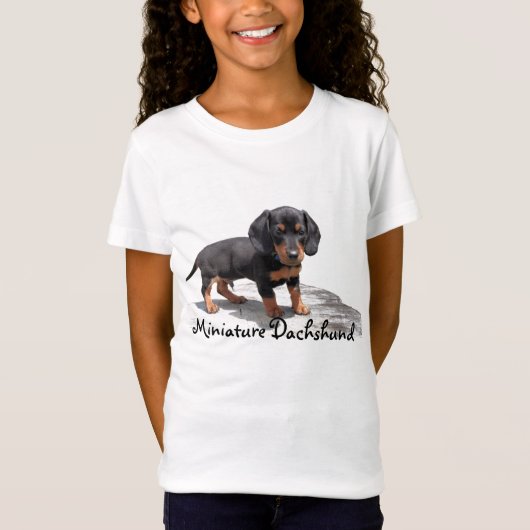 Miniature Dachshund T-shirt (Voorkant)